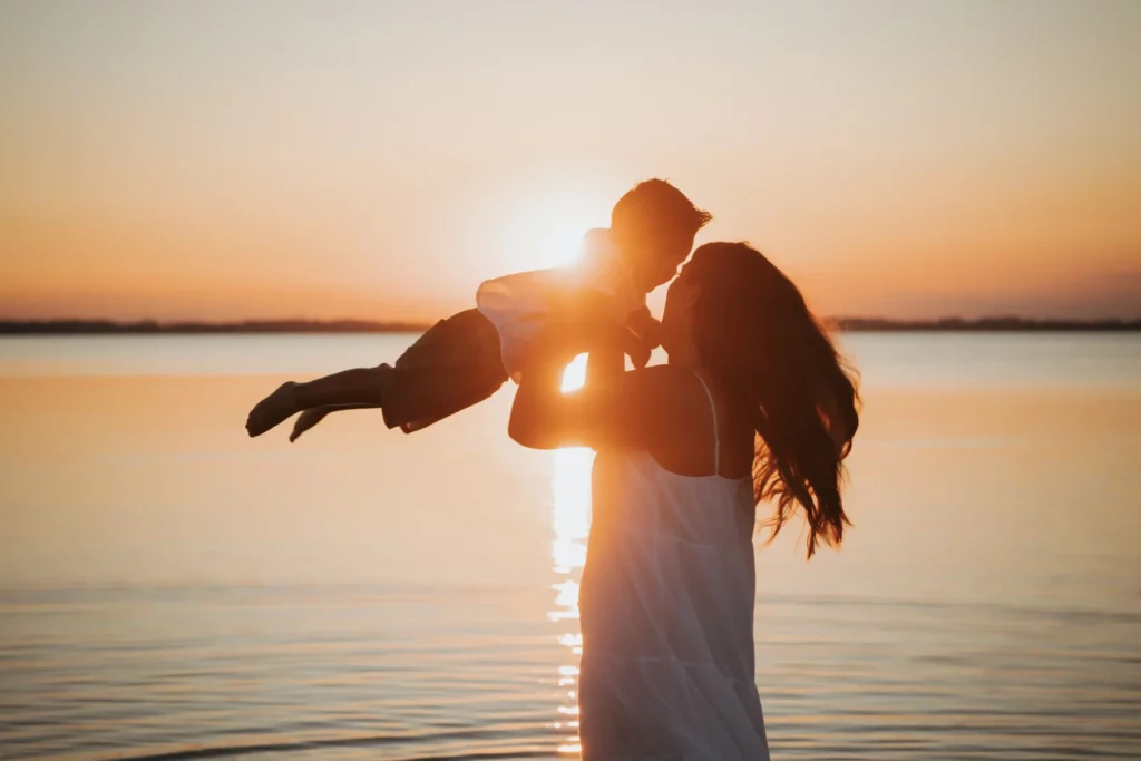 servizio fotografico di famiglia al mare