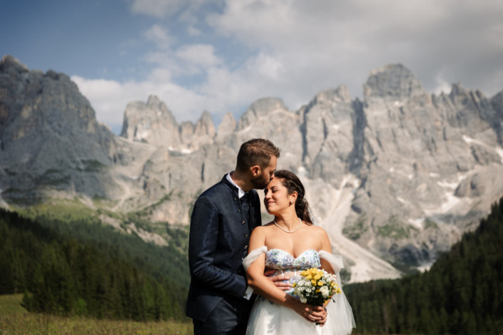 Matrimonio nelle dolomiti